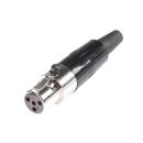 HICON Mini-XLR, 4-pol , Metall-,...