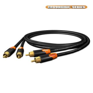 RCA-Cinchkabel RCA, 2  x  | RCA-Cinch / RCA-Cinch, HICON | 0,75m