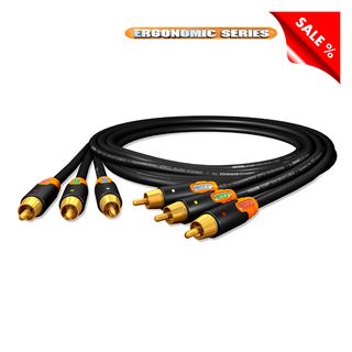 YUV-Kabel YUV / Component, 3  x  | Cinch / Cinch, HICON | 3,00m