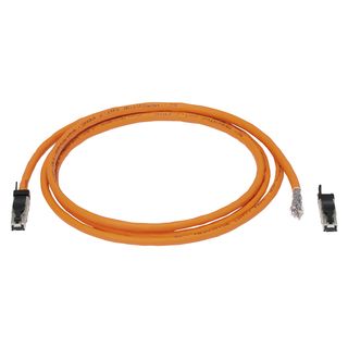 Netzwerkkabel SC-Mercator CAT.7, 8  x  | RJ45 / offenes Ende (RJ45C6XL beigelegt) | 50,00m | orange