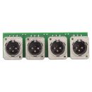 SOMMER CABLE INSTALL-Modul 4 x XLR D-Serie male, 3-pol ,...