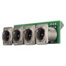 SOMMER CABLE INSTALL-Modul 4 x XLR D-Serie male, 3-pol ,...