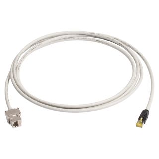 Consolidation-Point-Kabel SC-Mercator CAT.7, 8  x  0,14 mm² | RJ45 / RJ45, HIROSE | 7,50m | grau