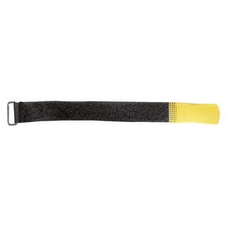 Klettband, VPE: 10 Stck., Breite: 50 mm, mit trittfester Metallse | 80,0cm | gelb