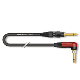 Instrumentenkabel SC-Spirit LLX, 1  x  0.38 mm | Klinke / Klinke, HICON | 3,00m | schwarz