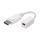 Adapterkabel | DisplayPort male/DisplayPort mini female gerade, weiß