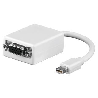 Adapterkabel | SUB-D15HD female/DisplayPort mini male gerade, wei