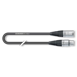 Lautsprecherkabel Meridian, 2  x  2.50 mm² | XLR / XLR, NEUTRIK® | 1,00m | schwarz