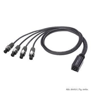 Sommer cable Speaker System , speakON® 4-polig/speakON® Adapter 8-polig; NEUTRIK® | 04/00 | 2,50m