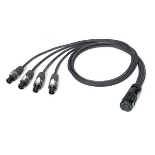 Sommer cable Speaker System , speakON® 4-polig/LK 8-pol female; NEUTRIK®/HICON | 04/00 | 1,00m