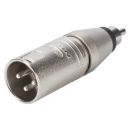 NEUTRIK®  Adapter | Cinch male/XLR 3-pol male gerade,...