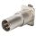 NEUTRIK®  Adapter | XLR 3-pol male/XLR 3-pol female Type D, silbergrau