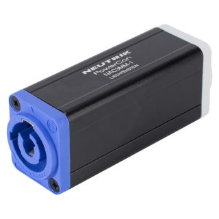 NEUTRIK®  Adapter | powerCON® female 230 V/powerCON® male 230 V gerade, schwarz