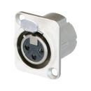 NEUTRIK® XLR, 3-pol , Metall-,...