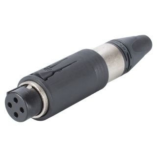 NEUTRIK® XLR, 3-pol , Metall-, Löttechnik-Kabelbuchse, versilberte(r) Kontakt(e), gerade, nickelfarben