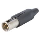 NEUTRIK® XLR, 3-pol , Metall-, Löttechnik-Kabelbuchse, versilberte(r) Kontakt(e), gerade, nickelfarben