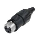 NEUTRIK® XLR, UL50E , 3-pol , Metall-,...