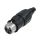 NEUTRIK® XLR, UL50E , 3-pol , Metall-, Löttechnik-Kabelbuchse, vergoldete(r) Kontakt(e), gerade, nickelfarben