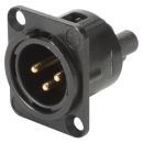 NEUTRIK® XLR, 3-pol , Metall-,...