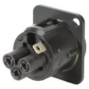 NEUTRIK® XLR, 3-pol , Metall-,...