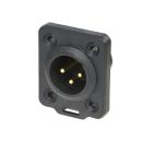 NEUTRIK® XLR, UL50E , 3-pol , Polyamid-,...