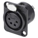 NEUTRIK® XLR, 4-pol , Metall-,...