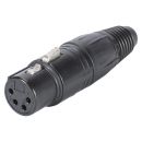 NEUTRIK® XLR, 4-pol , Metall-,...