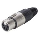 NEUTRIK® XLR, 4-pol , Metall-,...