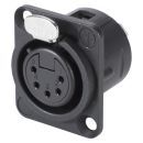 NEUTRIK® XLR, 5-pol , Metall-,...