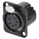 NEUTRIK® XLR, 5-pol , Metall-,...