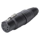 NEUTRIK® XLR, 5-pol , Metall-,...