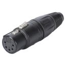 NEUTRIK® XLR, 5-pol , Metall-,...