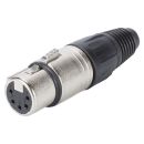 NEUTRIK® XLR, 5-pol , Metall-,...