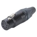 NEUTRIK® XLR, 5-pol , Metall-,...