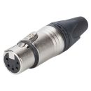 NEUTRIK® XLR, 5-pol , Metall-,...