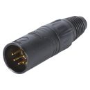 NEUTRIK® XLR, 5-pol , Metall-,...