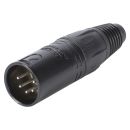 NEUTRIK® XLR, 5-pol , Metall-,...