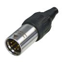 NEUTRIK® XLR, UL50E , 5-pol , Metall-,...