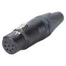 NEUTRIK® XLR, 7-pol , Metall-,...