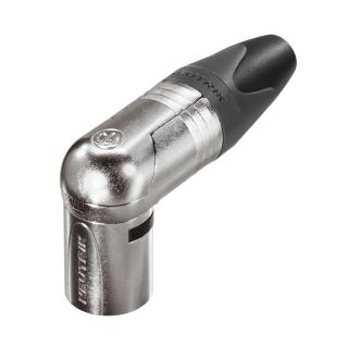 NEUTRIK® XLR, 7-pol , Metall-, Löttechnik-Kabelstecker, versilberte(r) Kontakt(e), abgewinkelt, nickelfarben