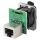 NEUTRIK® RJ45 CAT.5e, 8-pol , Metall-, Patch-Einbaubuchse, vergoldete(r) Kontakt(e), Type D, schwarz verchromt