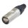 NEUTRIK® RJ45 etherCON® CAT.6a, 8-pol , Metall-, Klemmtechnik-Kabelstecker, gerade, nickelfarben