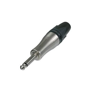 NEUTRIK® Klinke (6,3mm)  2-pol Metall-Löttechnik-Stecker, Pin vernickelt, gerade, nickelfarben