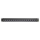 Sommer cable Audio-Steckfeld XLR Broadcast , 1 HE, 12 BE,...