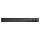 Sommer cable Audio-Steckfeld XLR , 1 HE, 12 BE, XLR 3-pol...