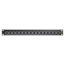 Sommer cable Audio-Steckfeld XLR , 1 HE, 12 BE, XLR 3-pol...