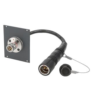 HD-Kamerakabel SMPTE311M Octopus Hybrid | Installations-/Einbauadapter FMW male Einbaustecker / PUW female Kabelbuchse, LEMO