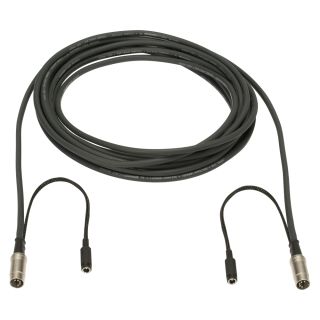 MIDI + Power-Kabel SC-Octave Tube, 5  x  0.14 mm² | DIN + Netzgerätestecker / DIN + Netzgerätebuchse, NEUTRIK® | 7,50m