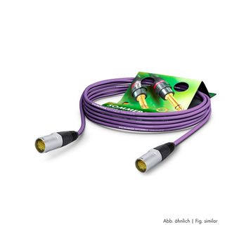 Netzwerkkabel SC-Mercator CAT.7 PUR, 8  x  0.14 mm² | RJ45 / RJ45, NEUTRIK® | 4,50m | violett | blau