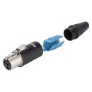 NEUTRIK® Mini-XLR, 4-pol , Metall-,...